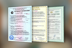 Certificates.